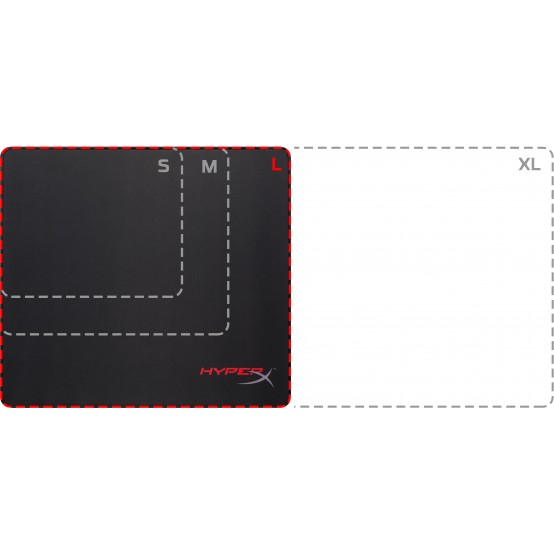 Mouse pad HP HyperX FURY S - Gaming Mouse Pad - Cloth (L) 4P4F9AA