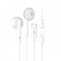 Casca Hoco Wired Earphones Acoustic - Type-C with Microphone, 1.2m - White L10