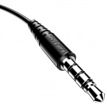 Casca USAMS Wired Earphones Plastic EP-39 - In-ear, Jack 3.5mm, Microphone, 1.2m - White US-SJ387