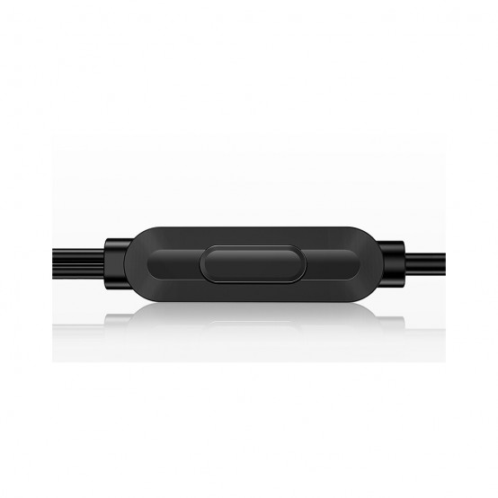 Casca USAMS Wired Earphones Plastic EP-39 - In-ear, Jack 3.5mm, Microphone, 1.2m - White US-SJ387