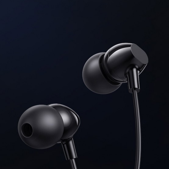 Casca USAMS Wired Earphones EP-47 - Jack 3.5mm with Microphone, 1.2m - White US-SJ594