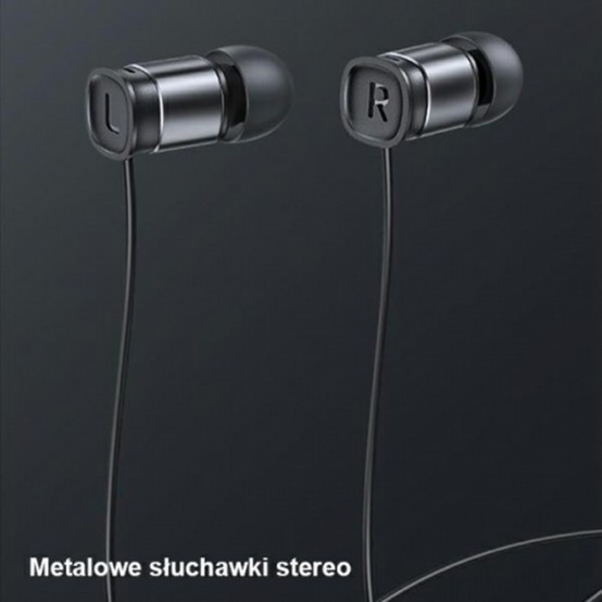 Casca USAMS Wired Earphones EP-46 Mini - Type-C with Microphone, 1.2m - Red HSEP4604