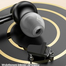 Casca USAMS Wired Earphones EP-43 - In-ear, Type-C, Microphone, 1.2m - Dark Green HSEP4302
