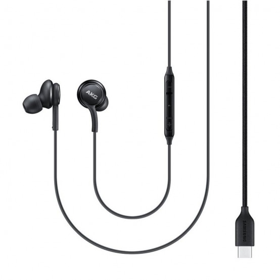 Casca Samsung AKG - Stereo Earphones - Type-C with Microphone, 1.2m - White (Bulk Packing) EO-IC100BWEGEU (GP-TOU021CSDWW)