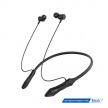 Casca Lito Bluetooth Earphones - Wireless Neckband Earbuds for Sport, with Microphone, Bluetooth V5.3, 160mAh - Black LT-V135