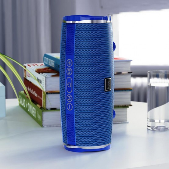 Boxe Hoco Wireless Speaker Desire Song  - with Shoulder Strap, TWS, Bluetooth 5.0 - Black BS40