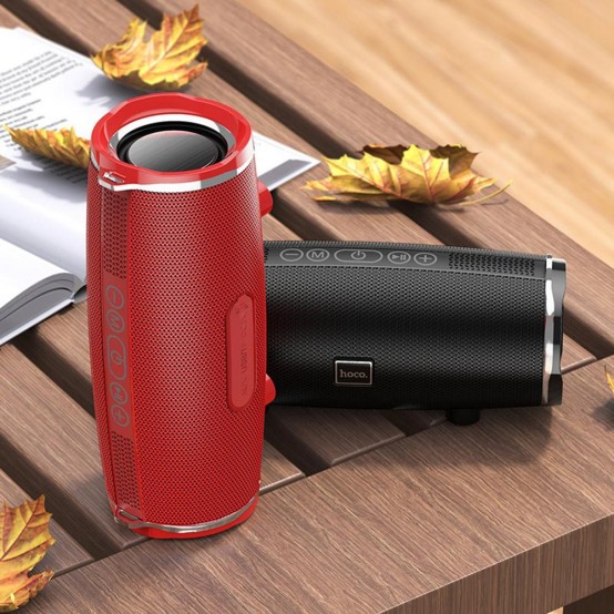Boxe Hoco Wireless Speaker Desire Song  - with Shoulder Strap, TWS, Bluetooth 5.0 - Black BS40