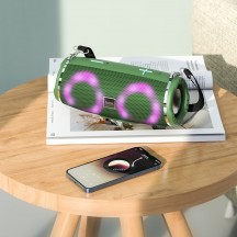Boxe Hoco Wireless Speaker Sports  - Bluetooth 5.0, Shoulder Strap, 10W - Camouflage Green HC12