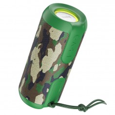 Boxe Hoco Wireless Speaker Artistic Sports  - Bluetooth 5.1, FM, TF Card, U Disk, RGB Lights, 10W, 1200mAh - Camouflage BS48
