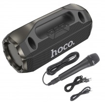 Boxe Hoco Wireless Speaker Rick Sports  - Portable, Bluetooth 5.3, TF, USB, AUX, FM, RGB Lights, 10W - Black HA3