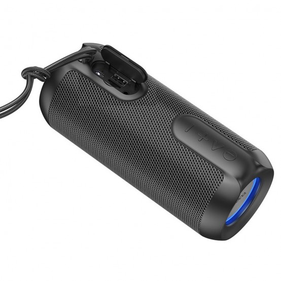 Boxe Hoco Wireless Speaker Artistic Sports  - Bluetooth 5.1, FM, TF Card, U Disk, RGB Lights, 10W, 1200mAh - Black BS48