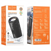 Boxe Hoco Wireless Speaker Artistic Sports  - Bluetooth 5.1, FM, TF Card, U Disk, RGB Lights, 10W, 1200mAh - Black BS48