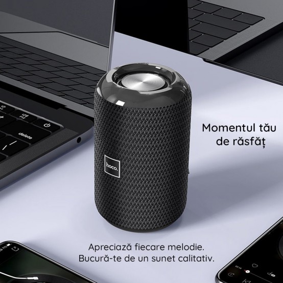 Boxe Hoco Wireless Speaker Trendy Sound  - Bluetooth 5.0, 5W - Black HC1