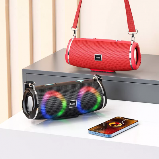 Boxe Hoco Wireless Speaker Sports  - Bluetooth 5.0, Shoulder Strap, 10W - Red HC12