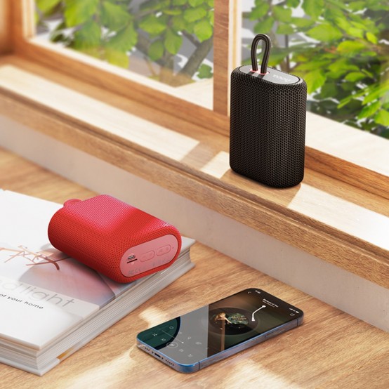 Boxe Hoco Wireless Speaker Uno Sports  - Bluetooth, FM, TF Card, TWS, 5W, 1200mAh - Black BS47