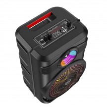 Boxe Hoco Wireless Speaker Mature  - Bluetooth 5.0, FM, USB, TF Card, AUX, TWS, with Microphone, 10W, 1800mAh - Black BS46