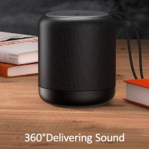 Boxe USAMS Wireless Speaker Moyi Series  - Bluetooth 5.0, 2000mAh - Black US-YX005