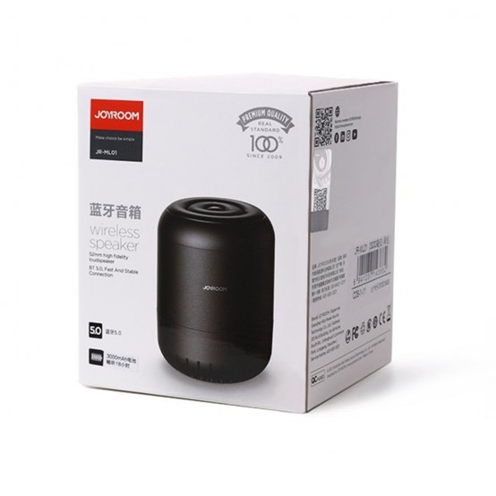 Boxe JoyRoom Wireless Speaker  - Bluetooth 5.0, 2200mAh, IPX4, 5W - Black JR-ML01