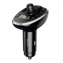 Modulator FM Yesido FM Modulator with Car Charger  - 2xUSB with LED Display, 3A, Micro SD Slot - Black Y39
