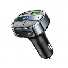 Modulator FM Hoco FM Modulator and Car Charger  - Fast Charging Bluetooth Transmitter, PD30W + USB QC3.0, LED Display - Magic N