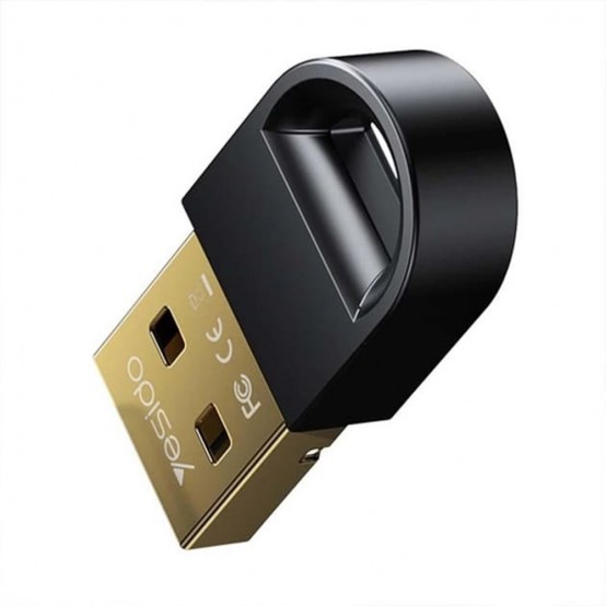 Adaptor Bluetooth Yesido USB Transmitter  - USB to Bluetooth, for Computer, Laptop - Black YAU34