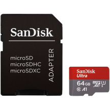 Card memorie SanDisk Ultra microSD with SD Adapter SDSQUAB-064G-GN6TA
