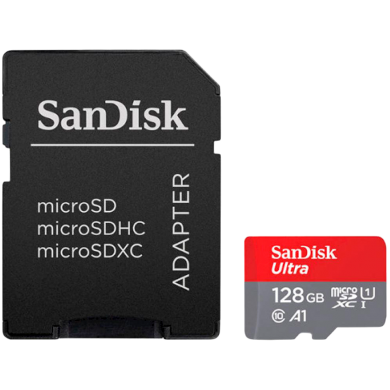Card memorie SanDisk Ultra microSD with SD Adapter SDSQUAB-128G-GN6IA