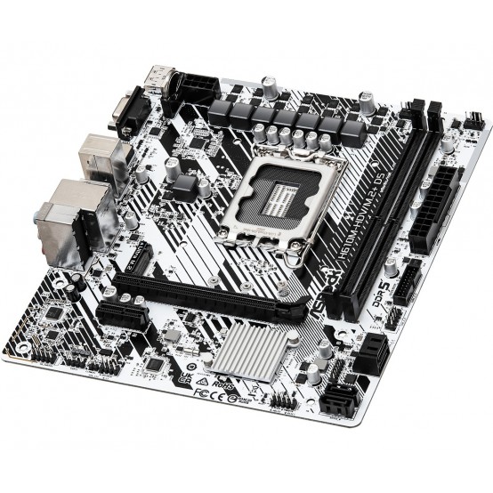 Placa de baza ASRock H610M-HDV/M.2+ D5 90-MXBM50-A0UAYZ