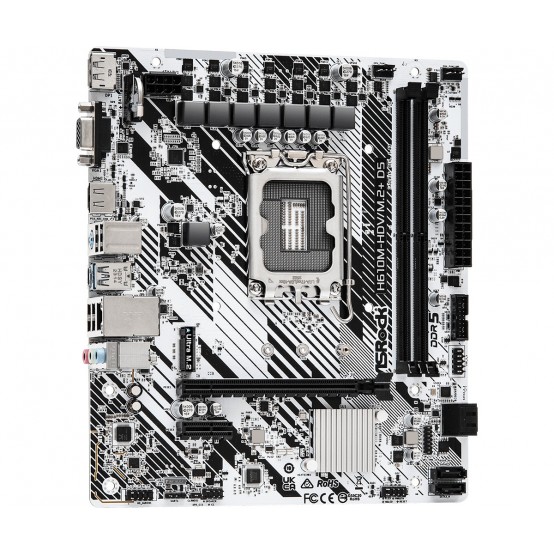Placa de baza ASRock H610M-HDV/M.2+ D5 90-MXBM50-A0UAYZ