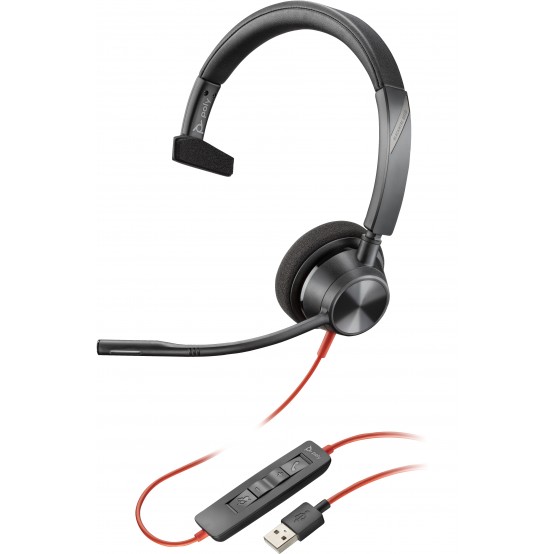 Casca HP Poly Blackwire 3310 USB-A Headset 767F7AA
