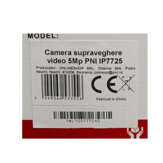 Camera de supraveghere PNI  PNI-IP7725-S