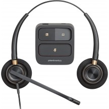 Casca HP Poly EncorePro 520 Binaural Headset +Quick Disconnect EMEA - INTL English Loc  Euro plug 783P7AAABB