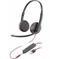 Casca HP Poly Blackwire 3225 Stereo USB-A Headset 80S11AA