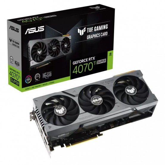 Placa video ASUS TUF Gaming GeForce RTX 4070 Ti SUPER 16GB GDDR6X TUF-RTX4070TIS-16G-GAMING