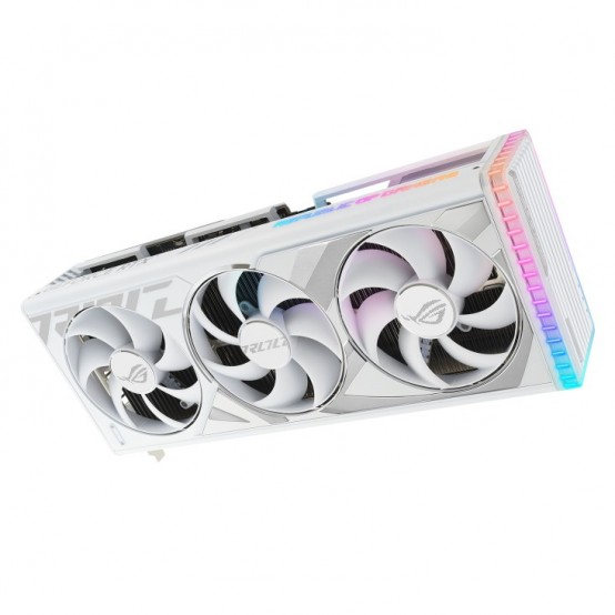 Placa video ASUS ROG Strix GeForce RTX 4080 SUPER 16GB GDDR6X White OC Edition STRIX-RTX4080S-O16G-WHITE