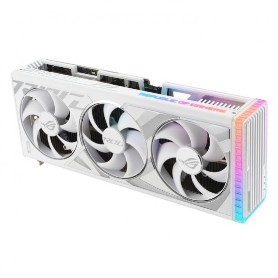 Placa video ASUS ROG Strix GeForce RTX 4080 SUPER 16GB GDDR6X White OC Edition STRIX-RTX4080S-O16G-WHITE