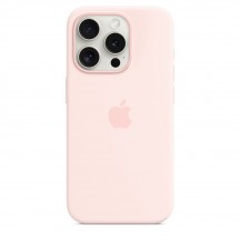 Husa Apple iPhone 15 Pro Silicone Case with MagSafe - Light Pink MT1F3ZM/A
