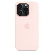 Husa Apple iPhone 15 Pro Silicone Case with MagSafe - Light Pink MT1F3ZM/A