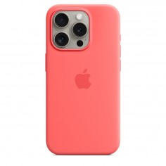 Husa Apple iPhone 15 Pro Silicone Case with MagSafe - Guava MT1G3ZM/A