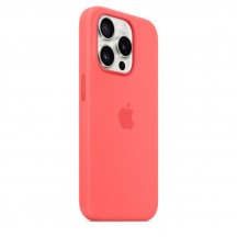 Husa Apple iPhone 15 Pro Silicone Case with MagSafe - Guava MT1G3ZM/A