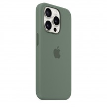 Husa Apple iPhone 15 Pro Silicone Case with MagSafe - Cypress MT1J3ZM/A