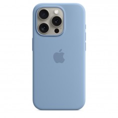 Husa Apple iPhone 15 Pro Silicone Case with MagSafe - Winter Blue MT1L3ZM/A