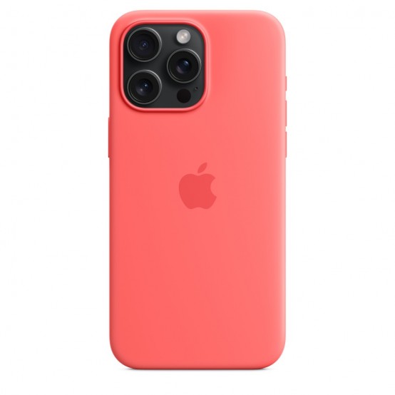 Husa Apple iPhone 15 Pro Max Silicone Case with MagSafe - Guava MT1V3ZM/A