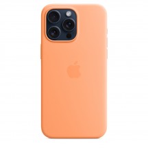 Husa Apple iPhone 15 Pro Max Silicone Case with MagSafe - Orange Sorbet MT1W3ZM/A