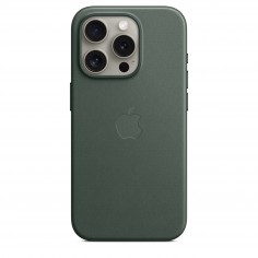 Husa Apple iPhone 15 Pro FineWoven Case with MagSafe - Evergreen MT4U3ZM/A