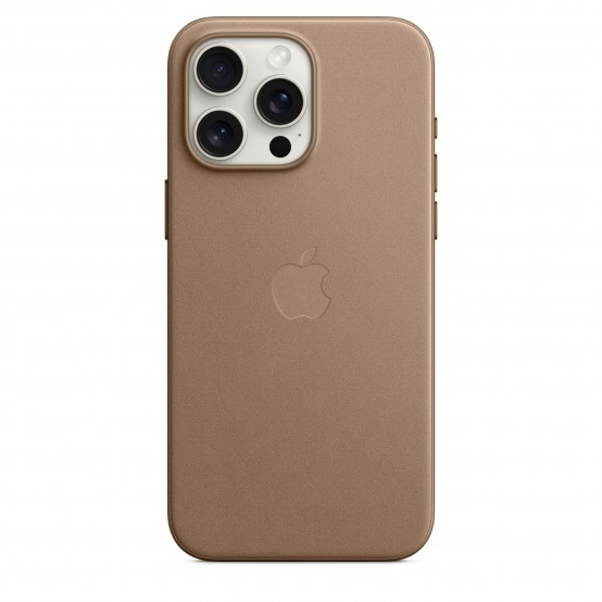 Husa Apple iPhone 15 Pro Max FineWoven Case with MagSafe - Taupe MT4W3ZM/A
