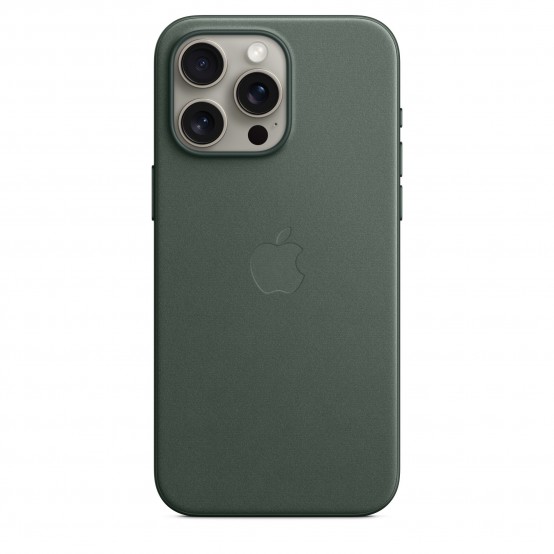 Husa Apple iPhone 15 Pro Max FineWoven Case with MagSafe - Evergreen MT503ZM/A