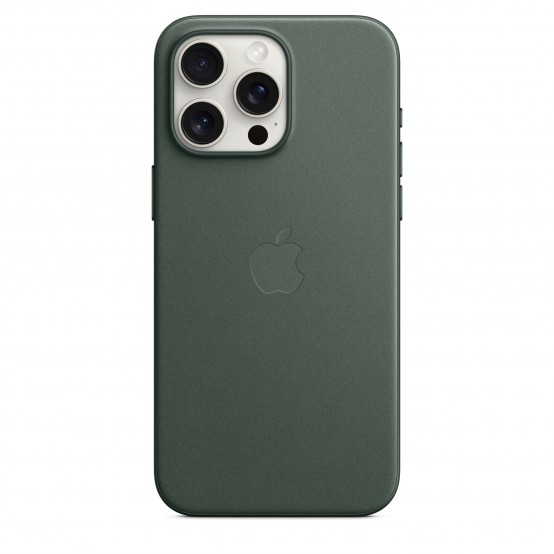Husa Apple iPhone 15 Pro Max FineWoven Case with MagSafe - Evergreen MT503ZM/A