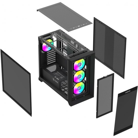Carcasa Aqirys XO-1 ARGB AQRYS_XO1BK