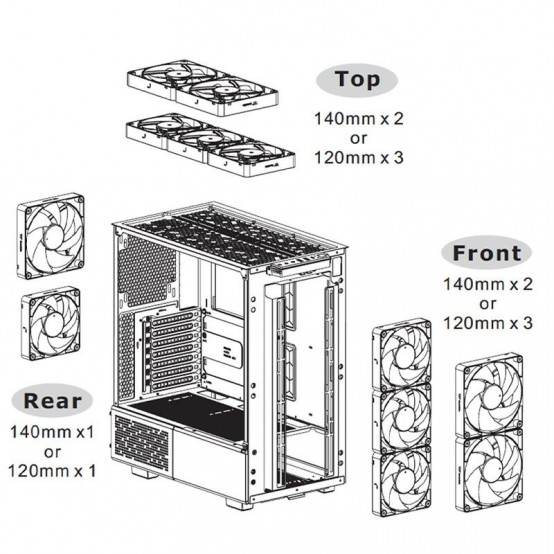Carcasa Thermaltake Ceres 300 TG aRGB CA-1Y2-00M1WN-00